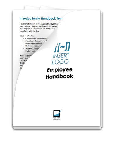 float center employee handbook template float tank solutions