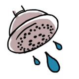 Low Flow Shower Head for Float Tank Center