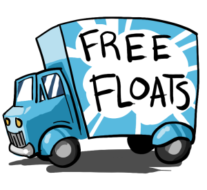 giving away free floats