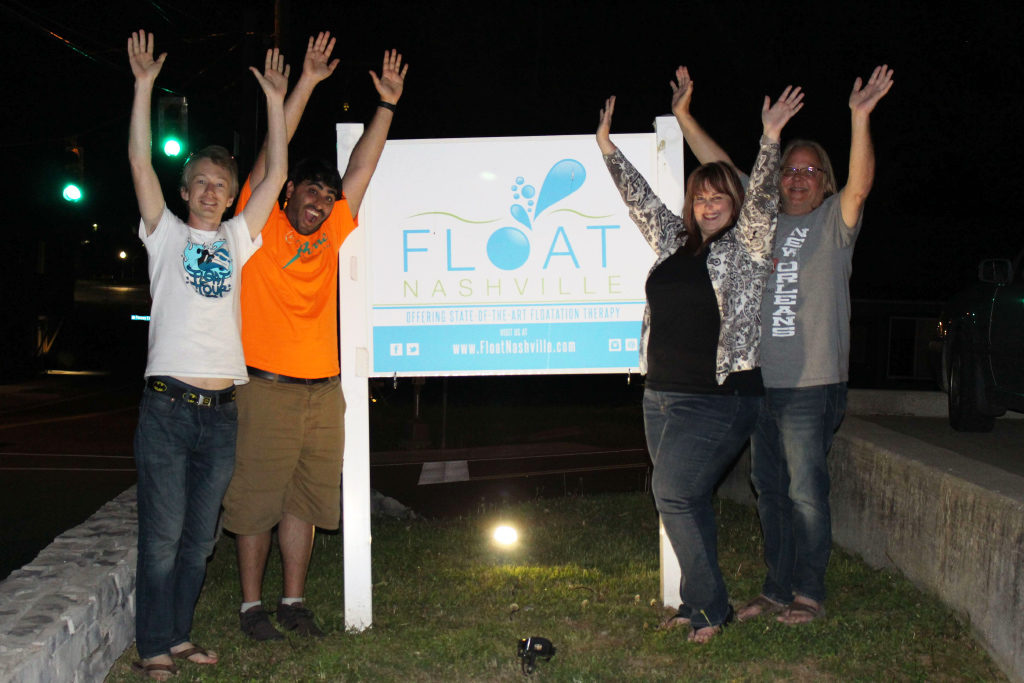 Float Nashville and Art of the Float hostess Amy Grimes