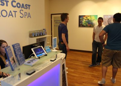 EastCoastFloat Spa Reception